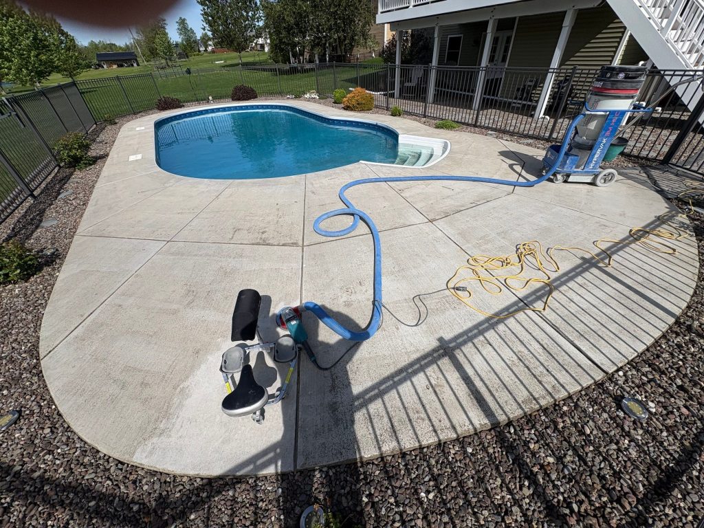 Concrete Prep Pool Patio – Hilton, NY